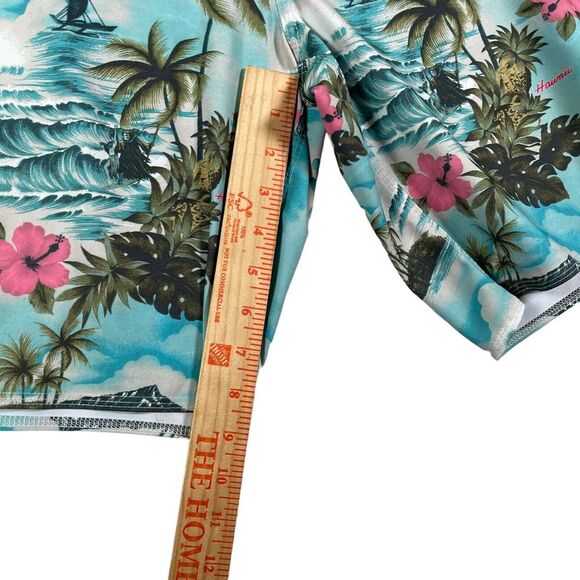 Billabong Mens Board Shorts 31 Blue Sundays Airlite Recycler Hawaiian Surf Swim - Picture 6 of 13